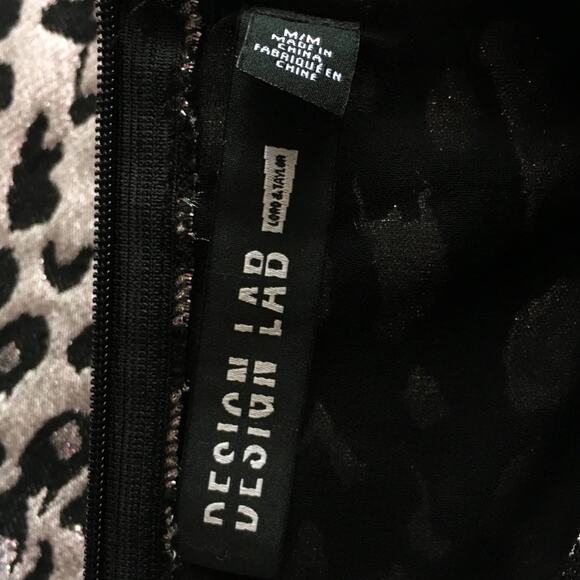 Design Lab Women’s Leopard Print Sleeveless Dress - Picture 3 of 6